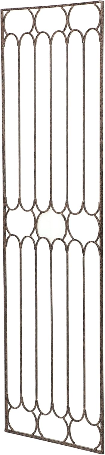 H Potter Garden Trellis for Climbing Plants Large Metal Wall Trellises Tall Vertical Wrought Iron Panels for Home Garden Outdoor Decoration Fence