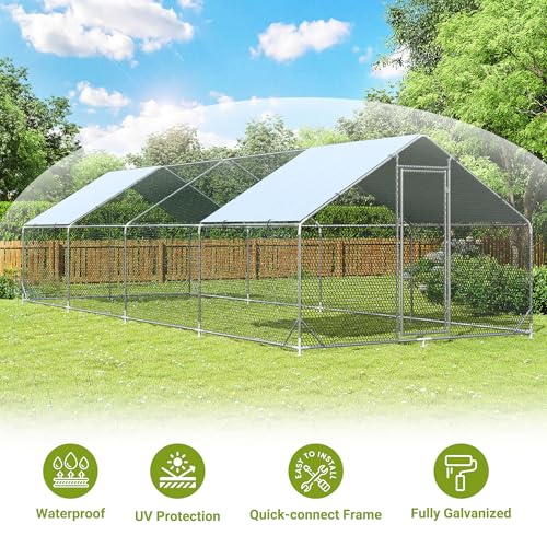 Large Metal Chicken Coop