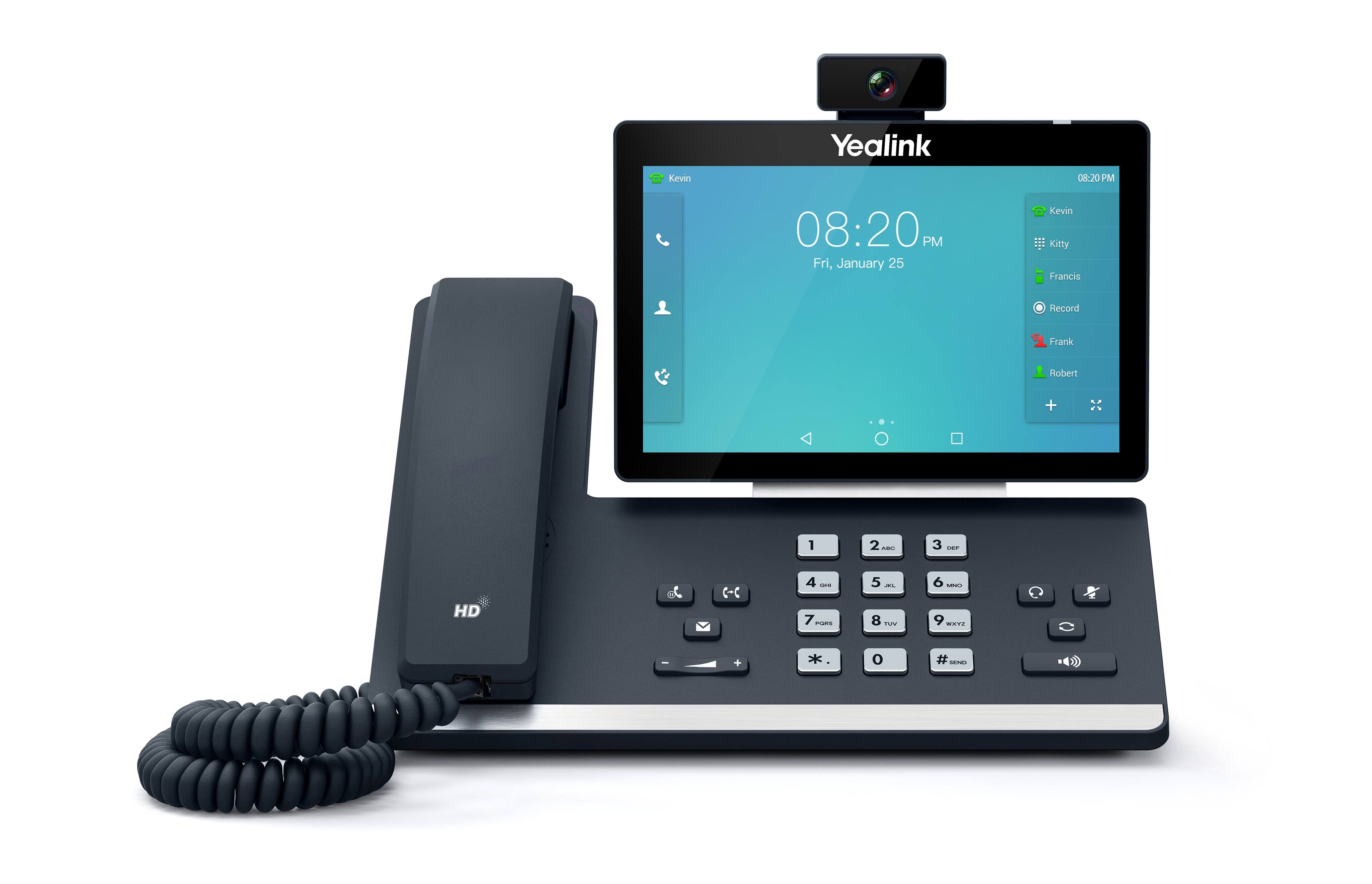 Yealink SIP-T58A with Camera Wi-Fi Android VoIP Phone - Classic Gray