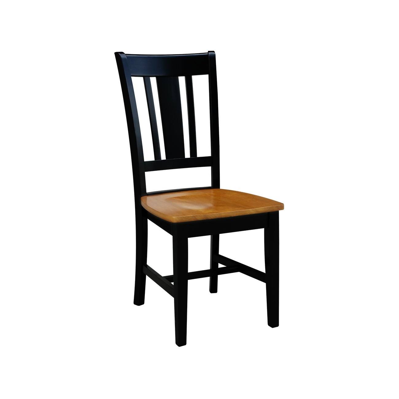 International Concepts 30x22 Round Top Pedestal Table with 2 Chairs, Espresso