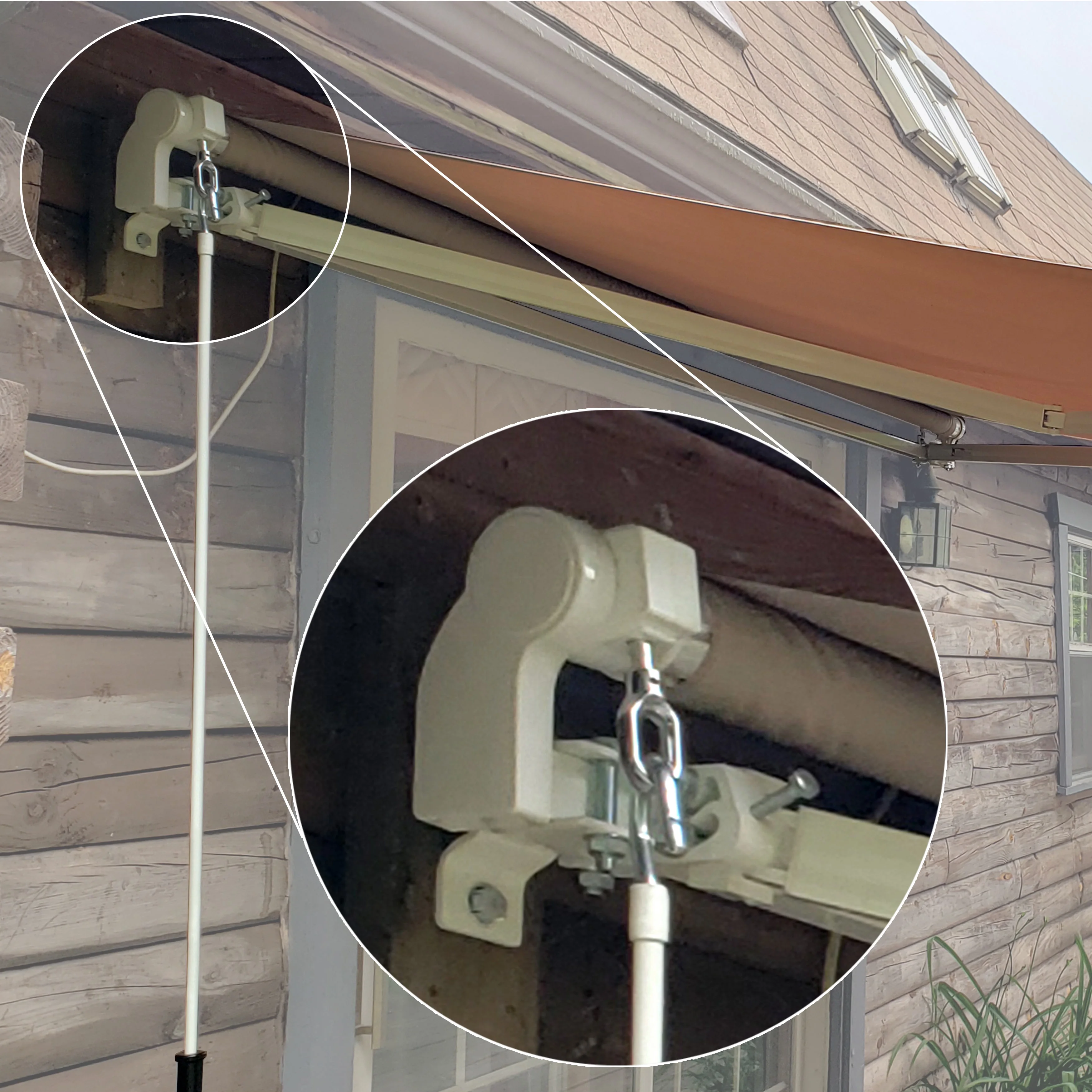 ALEKO 13' x 10'  Sand Retractable Patio Awning Canopy