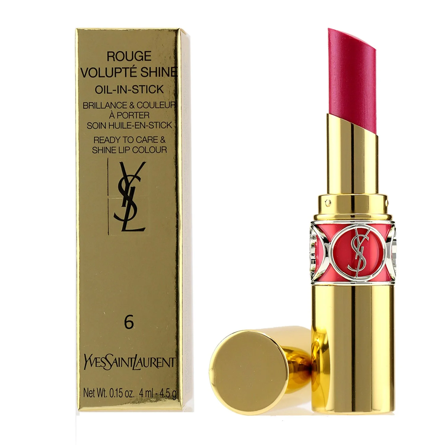 Yves Saint Laurent Rouge Volupte Shine - # 129 Carmine Retro 3.2g/0.11oz
