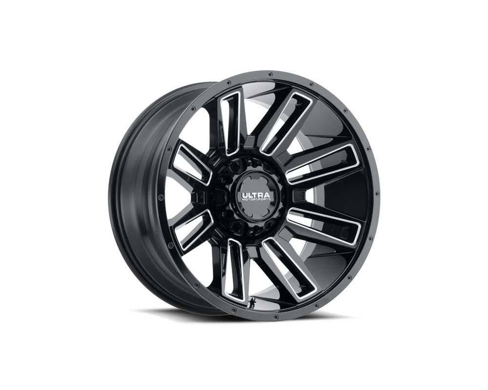 Ultra Motorsports 236 Apocalypse Wheel 18x9 8x170 1mm Gloss Black w/Milled Accents and Clear-Coat