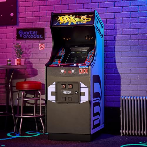 Numskull Quarter Arcades Teenage Mutant Ninja Turtles Collector's Edition Mini Arcade - 1/4 Scale Authentic Wooden Replica, Original ROM