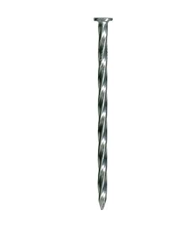 10 inch Spiral Landscape Spike Nail Brite Finish 50 lb, from National Nail