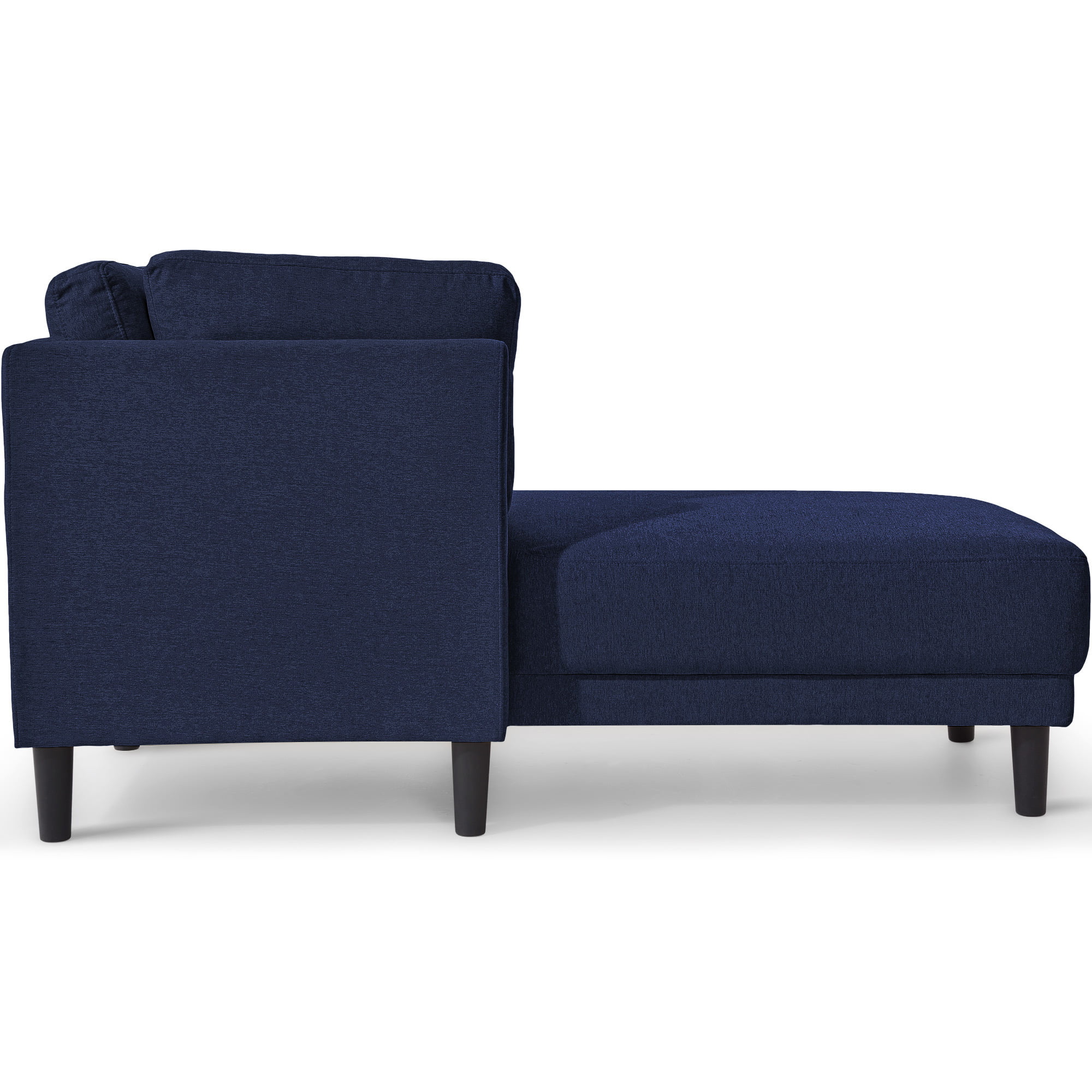 LANTRO JS 65" Mid Century Modern Fabric Corner Lounge Chair, Upholstered Indoor Chaise Lounge for Bedroom, Office