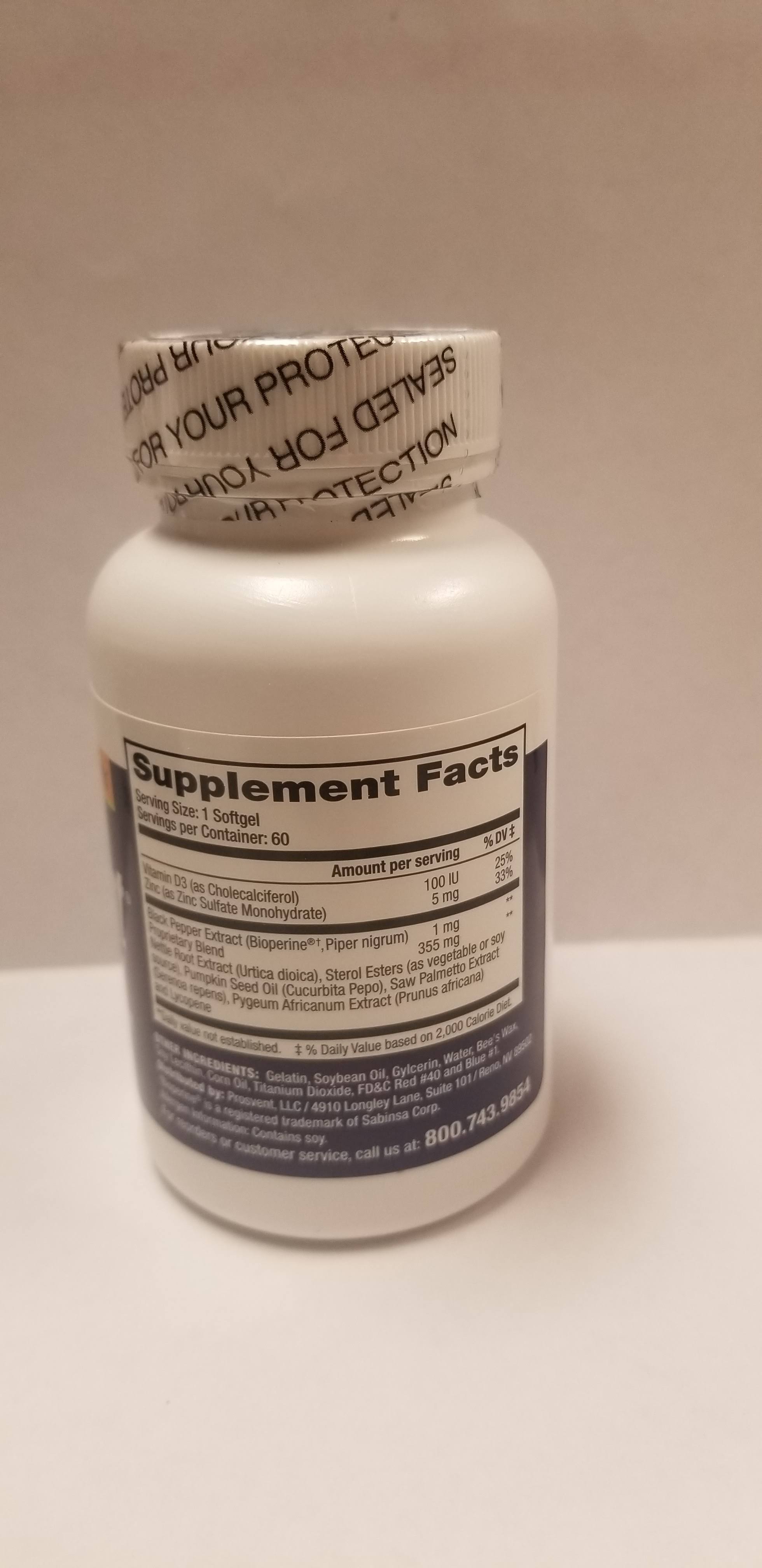 Prosvent - Natural Prostate Health Supplement - Clinically Tested Ingredients