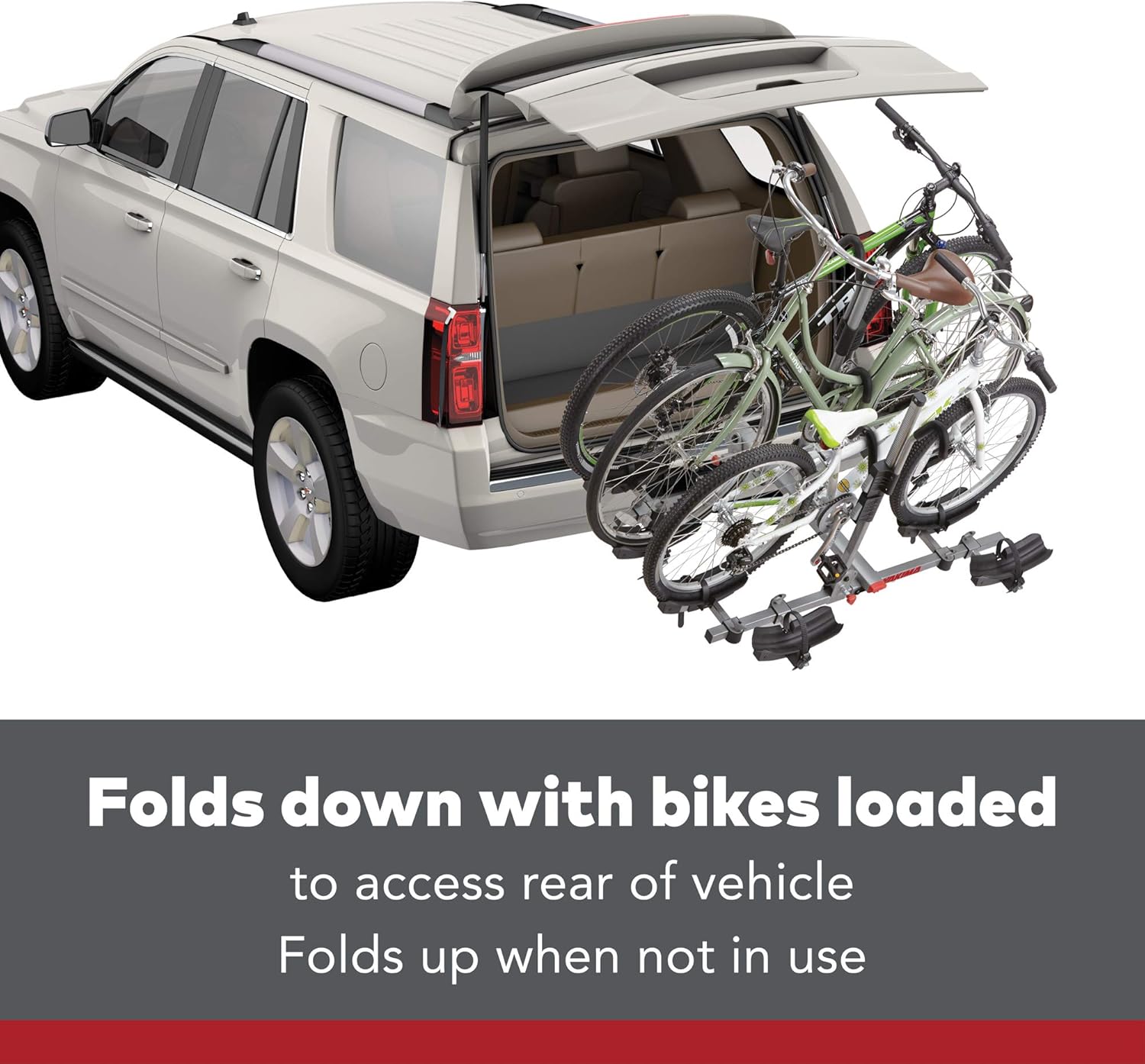 YAKIMA - FourTimer Hitch Mount Tray Bike Rack, 4 Bike Capacity