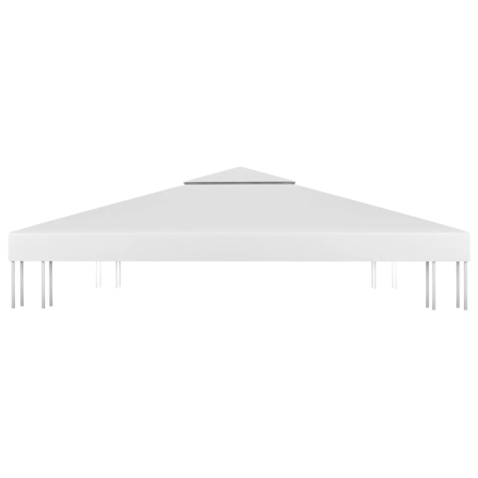 ikayaa 2-Tier Gazebo Cover 310 g/m² 13.1'x9.8' White