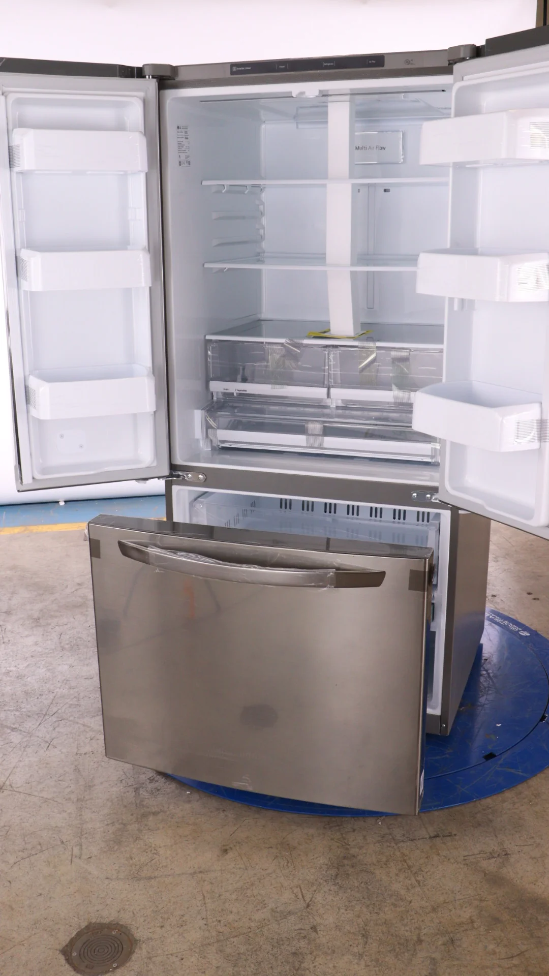 LG 33 IN. 25 CU. FT. STAINLESS STEEL LOOK FRENCH DOOR REFRIGERATOR WITH SMART DIAGNOSIS - LRFNS2503V