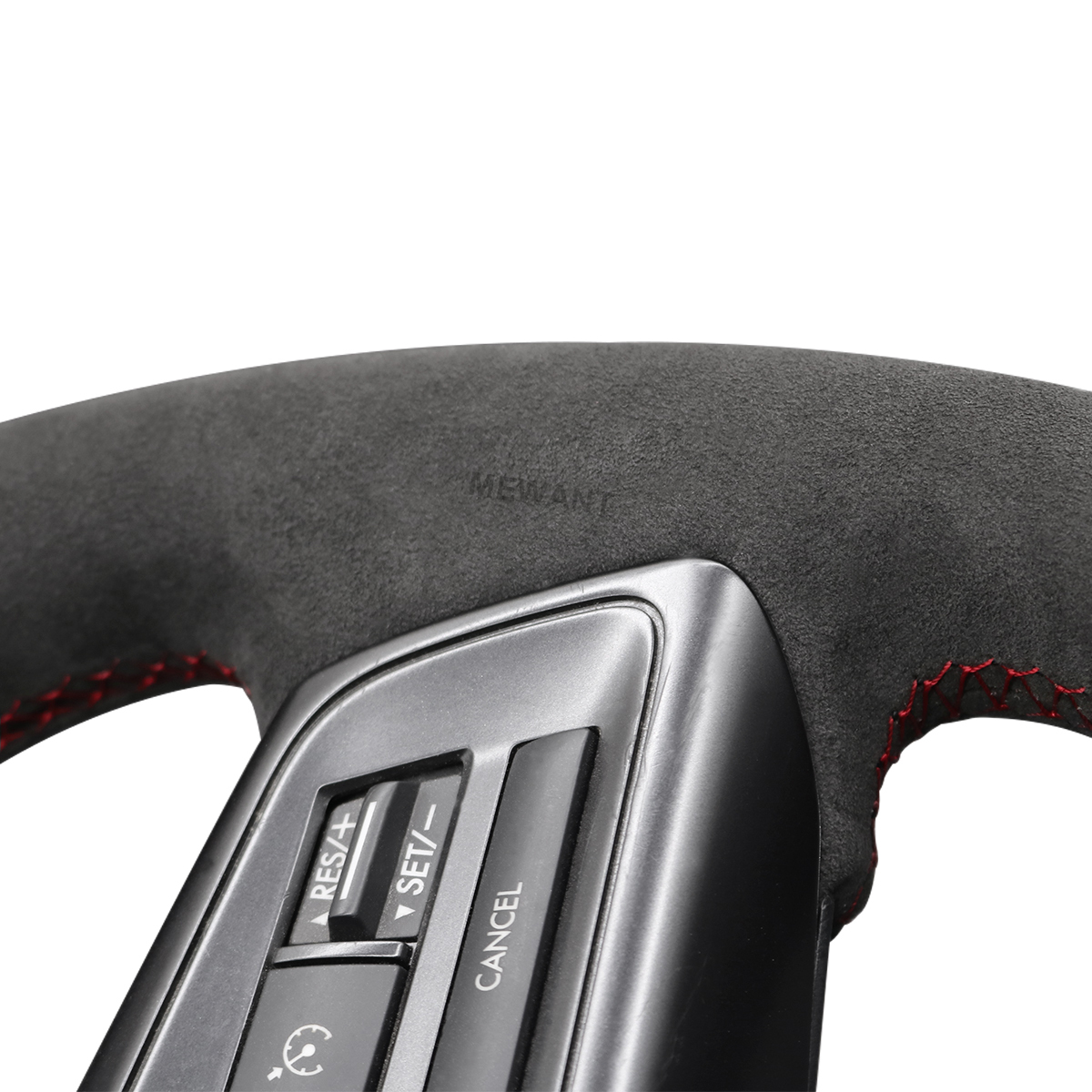 Mewant Alcantara Hand Stitch Car Steering Wheel Cover for Subaru WRX 2015-2021 / WRX STI 2015-2021