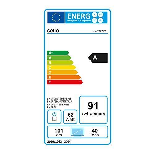 Cello ZF0204 40” inch Full HD LED TV with Built-in DVD