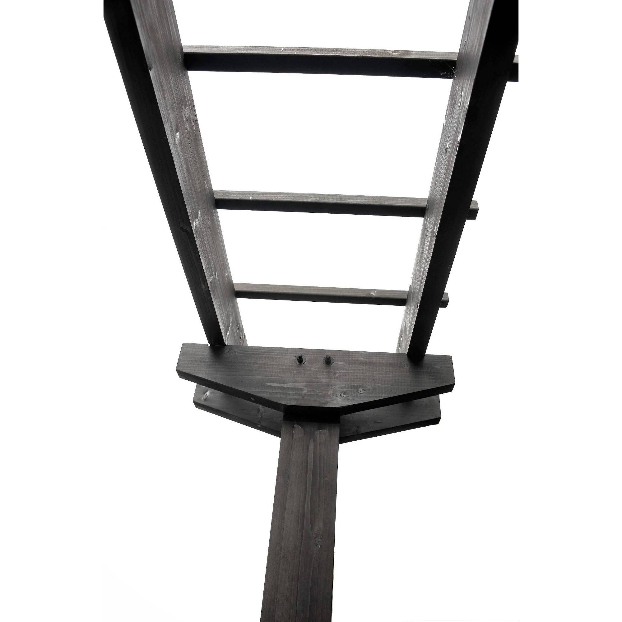 Vita 72 inch x 90 inch Wildwood 2 Post Cedar Arbor, Charcoal, Va68896