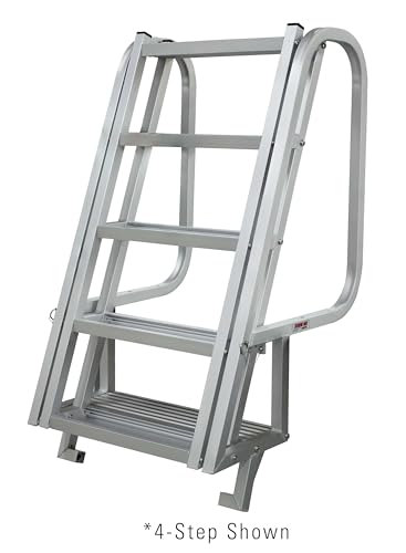Extreme Max 3005.4122 Deluxe Flip-Up Dock Ladder - 6-Step