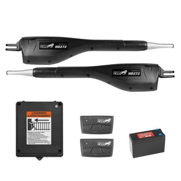 Mighty Mule Light Duty Dual Swing Gate Opener Solar Capable