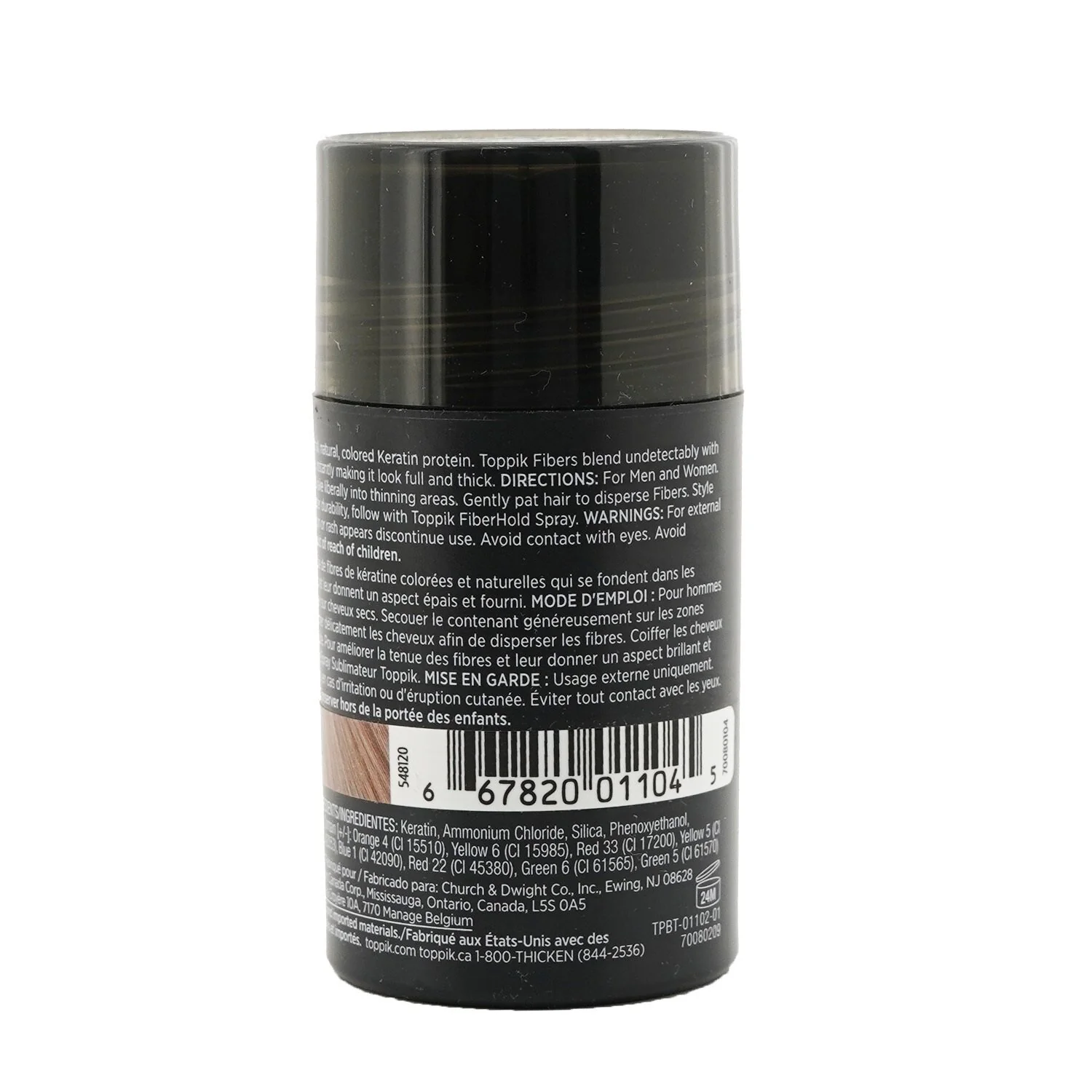 Toppik Hair Building Fibers - # Light Brown 27.5g/0.97oz