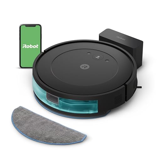 iRobot Roomba Robot Vacuum and Mop Combo (Y0140) - Vacuums & mops, Easy to use, Power-Lifting Suction, Multi-Surface Floors, Smart Navigation