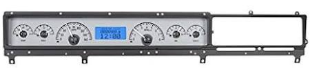 Dakota Digital 66 67 Ford Fairlane Car Analog Dash Gauges System Kit Black Alloy Blue VHX-66F-FAR-K-B