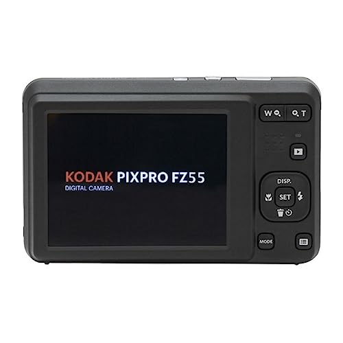 Kodak PIXPRO Friendly Zoom FZ55 Digital Camera (Black) Bundle with Case for Compact Cameras
