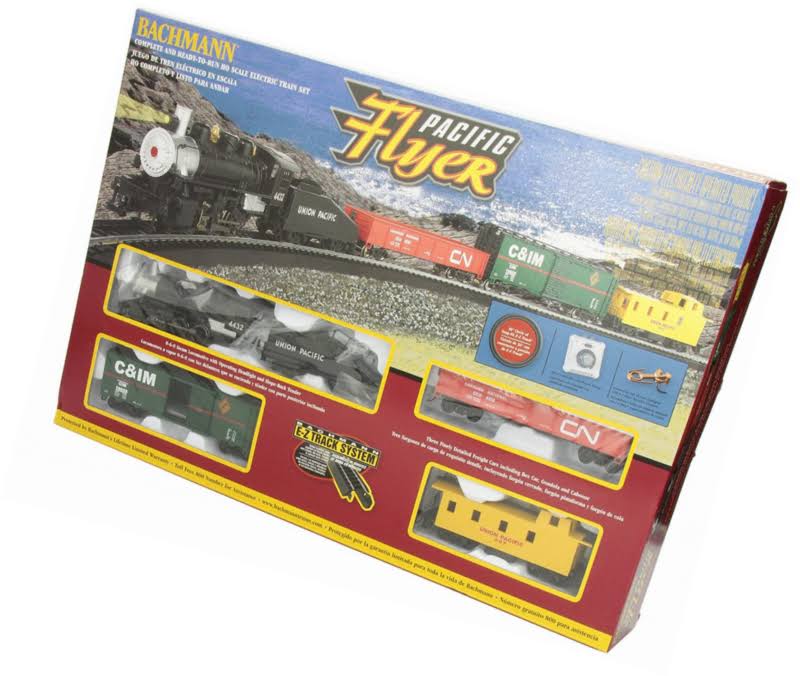 Bachmann Trains Pacific Flyer Ready-To-Run HO Scale Train Set