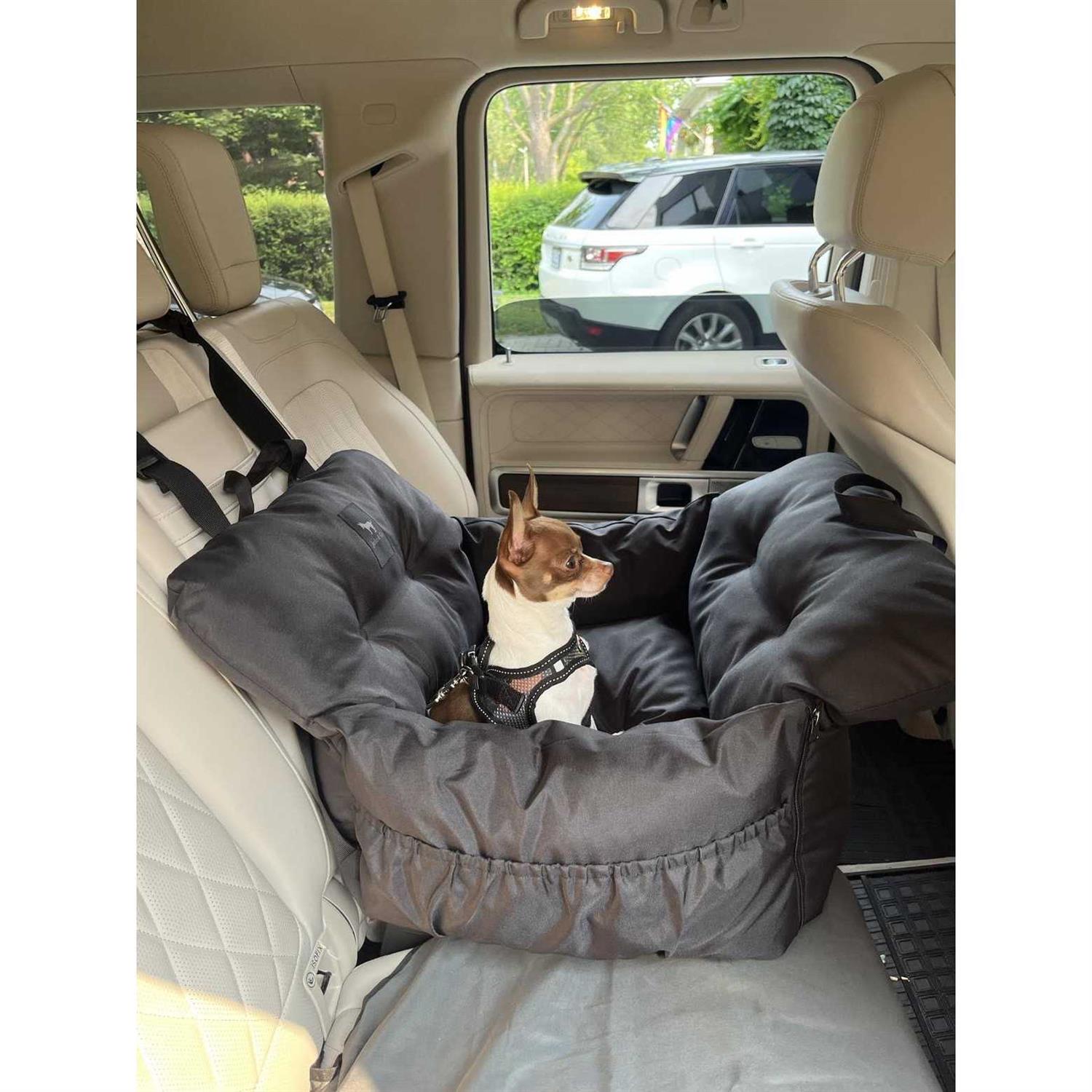 JACKO &amp; CO Premium Dog Car Seat &amp; Booster Seat for Small &amp; Medium Pets Under 35lbs - Pet Supplies online store
