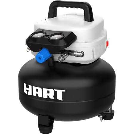 Hart 6 Gallon 1.5 HP Pancake Air Compressor