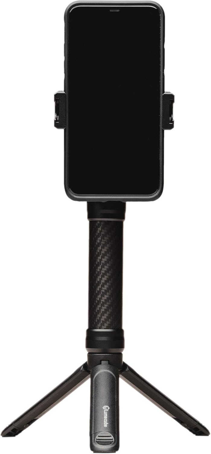 Lume Cube Mobile Creator Tripod Stand | Adjustable Smartphone Vlogger Stand, 360-Degree Rotating Phone Mount | Lightweight