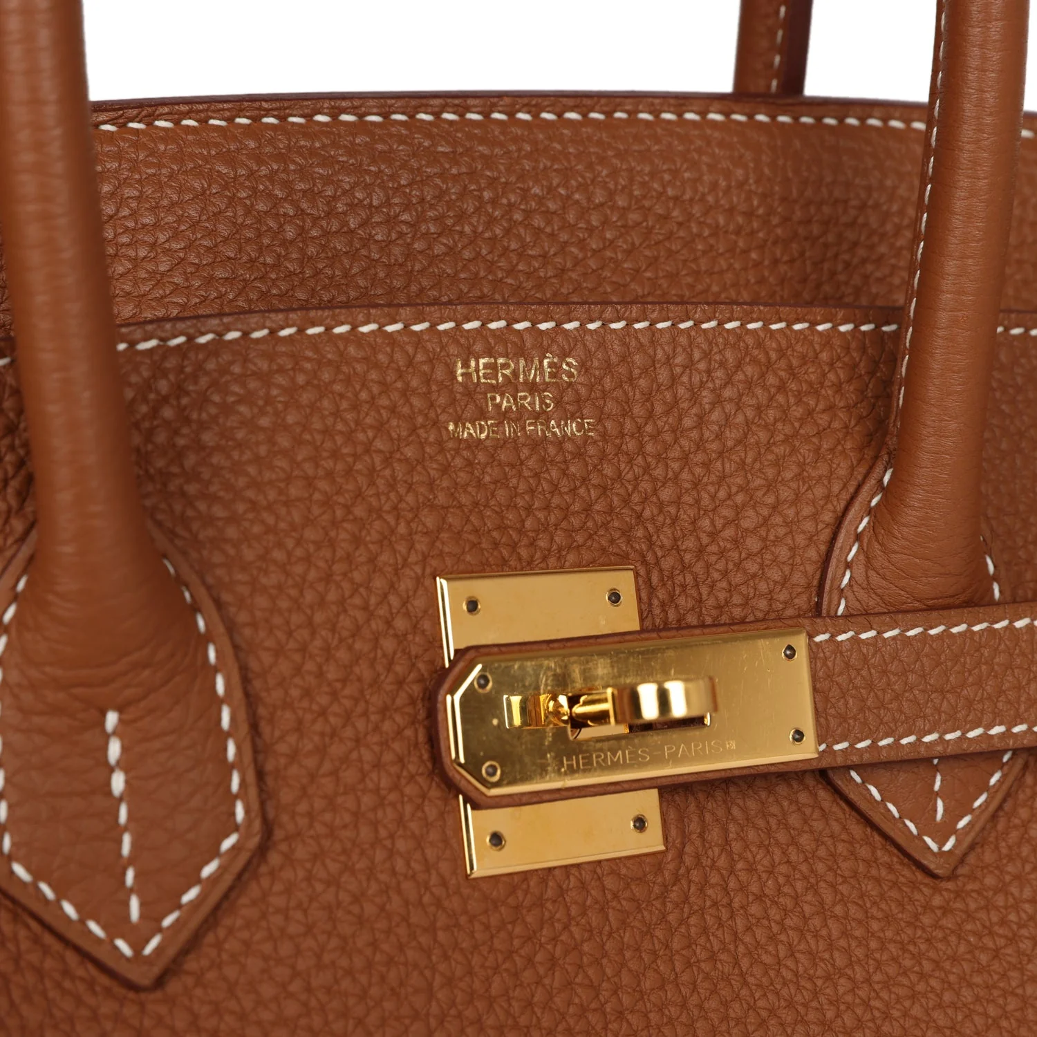 Pre-owned Hermes Birkin 35 Gold Togo Gold Hardware