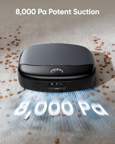 eufy S1 with All-in-One Station, HydroJet Robot Vacuum and Mop Combo, 8,000 Pa Suction, Smart Obstacle Avoidance, Multi-Level Mapping