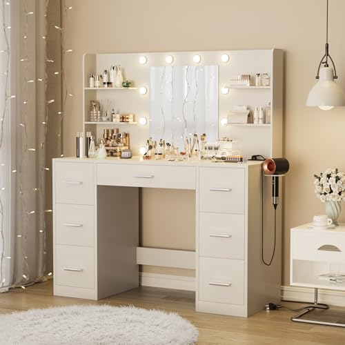 Furmax Vanity Desk with Mirror