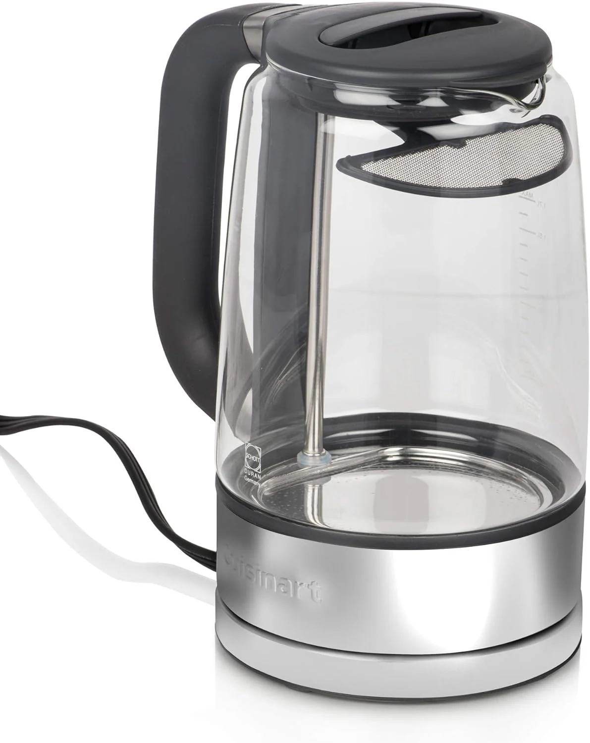 Cuisinart Glass Kettle: 1.7L, 1500W, brushed s/s | GK-17C