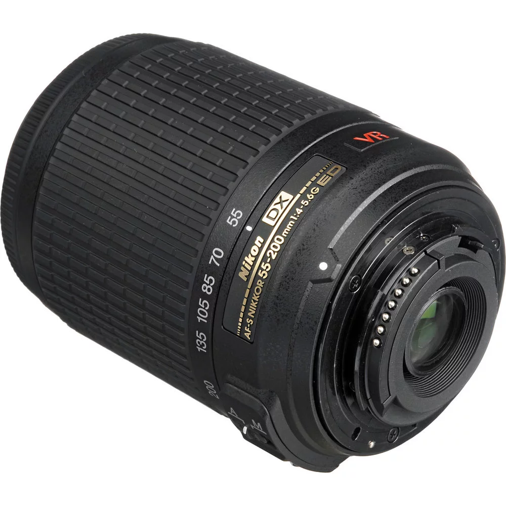 Nikon D5300/D5600 DSLR Digital Camera with AF-P 18-55mm VR | 55-200mm VR Lens |128GB MC | Case | Battery | Charger & More