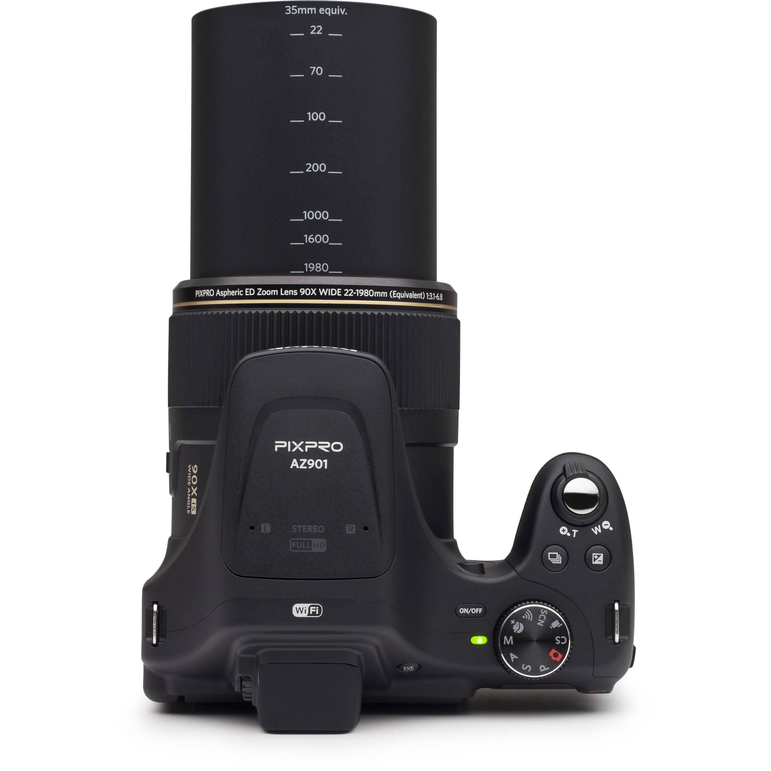 Kodak Pixpro Astro Zoom Digital Camera (AZ901), Black
