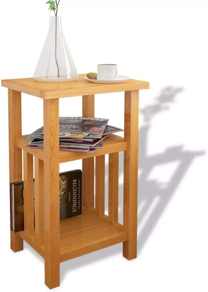 Nightstand with Magazine Shelf