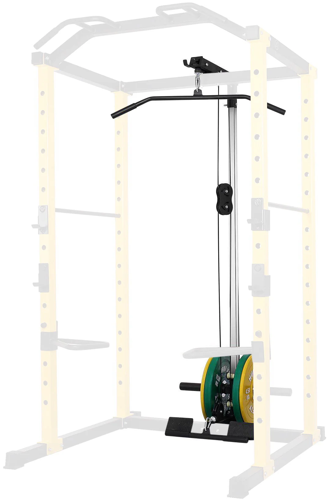 BalanceFrom PC-1 Series 1000lb Capacity Multi-Function Adjustable Power Cage Power Rack with Optional Lat Pull-down and Cable Crossover
