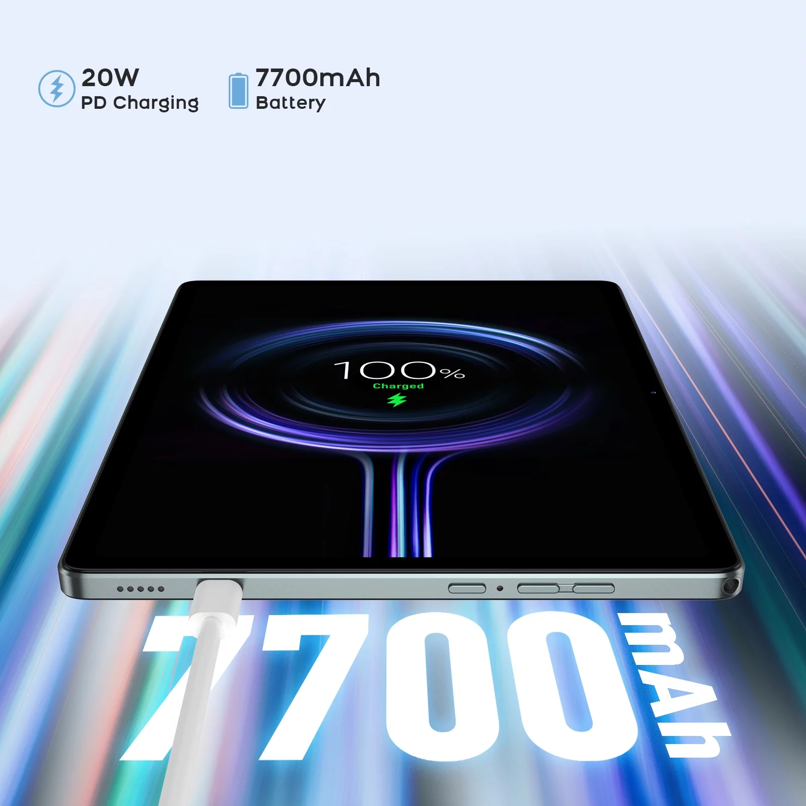 Android Tablet 10.4 Inch Gaming Tablet, Headwolf HPad1 FHD 2K Display 8GB RAM + 128GB ROM Octa Core Android 12 Tablet, 7700mAh Battery Fast Charge