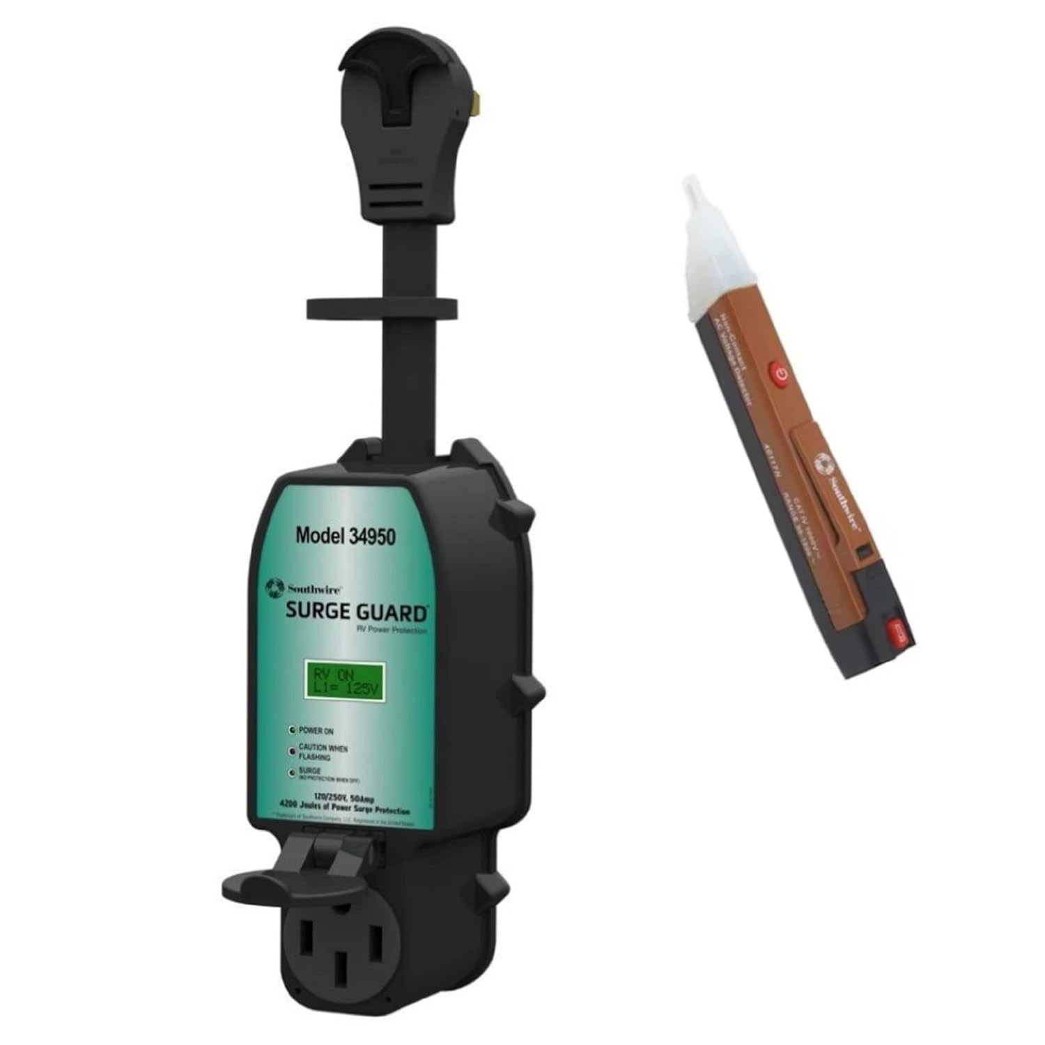 Southwire Surge Guard 34950 RV Surge Protector with LCD Display