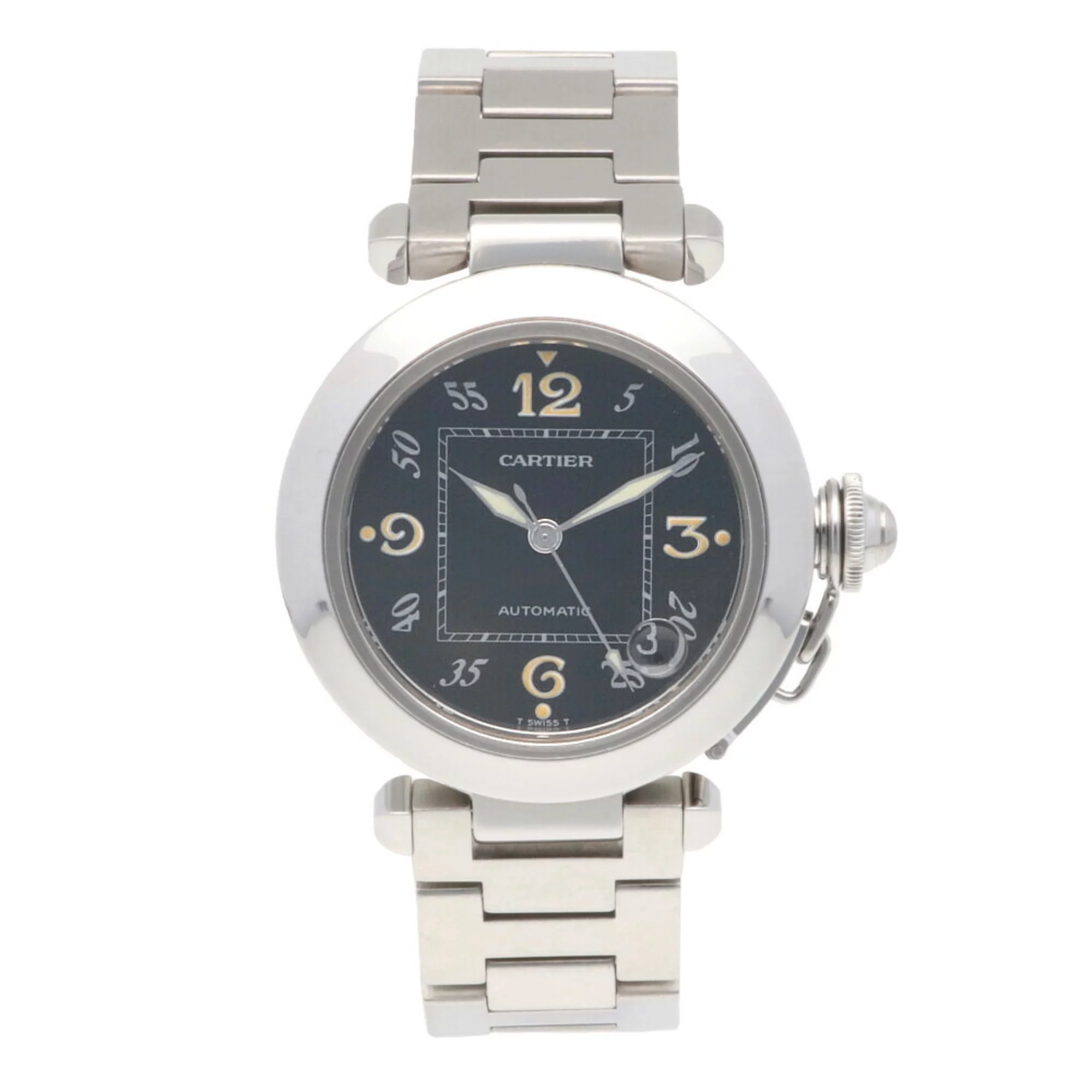 Pre-Owned Cartier CARTIER Pasha C watch stainless steel 2324 unisex (Good)