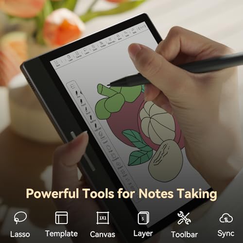 Bigme B751C Color Ebook Reader 7 Inch E-Ink Paper Tablet for Notes Taking, Reading and Writing (Case and Stylus Included)