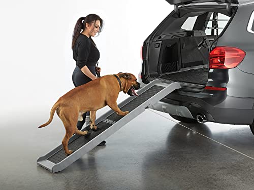 WeatherTech PetRamp - Non-Slip, Portable Dog Ramp for Large Dogs to 300 Pounds, 67" x 15" - Traction Grip Ramp, Easy Access for Pets to Car, SUV