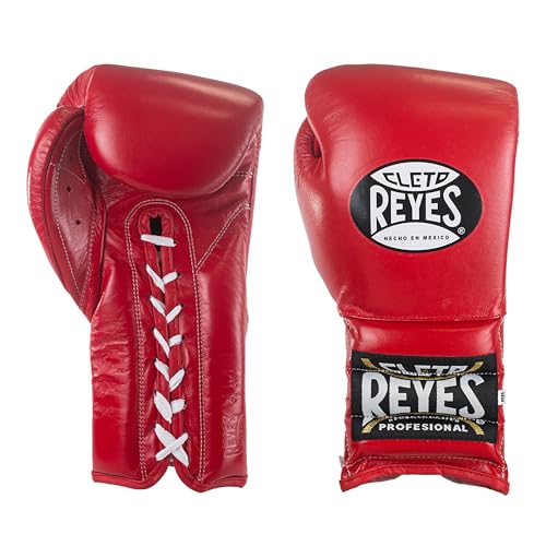 CLETO REYES Traditional Professional Boxing Gloves with Laces for Training, Sparring and Heavy Punching Bags for Men and Women, MMA, Kickboxing