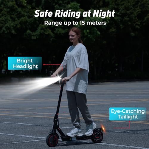 iScooter Electric Scooter for Adults & Teens, 25/19/18 Miles Long Range, 21/20/19 Mph Top Speed, 500W Peak Motor