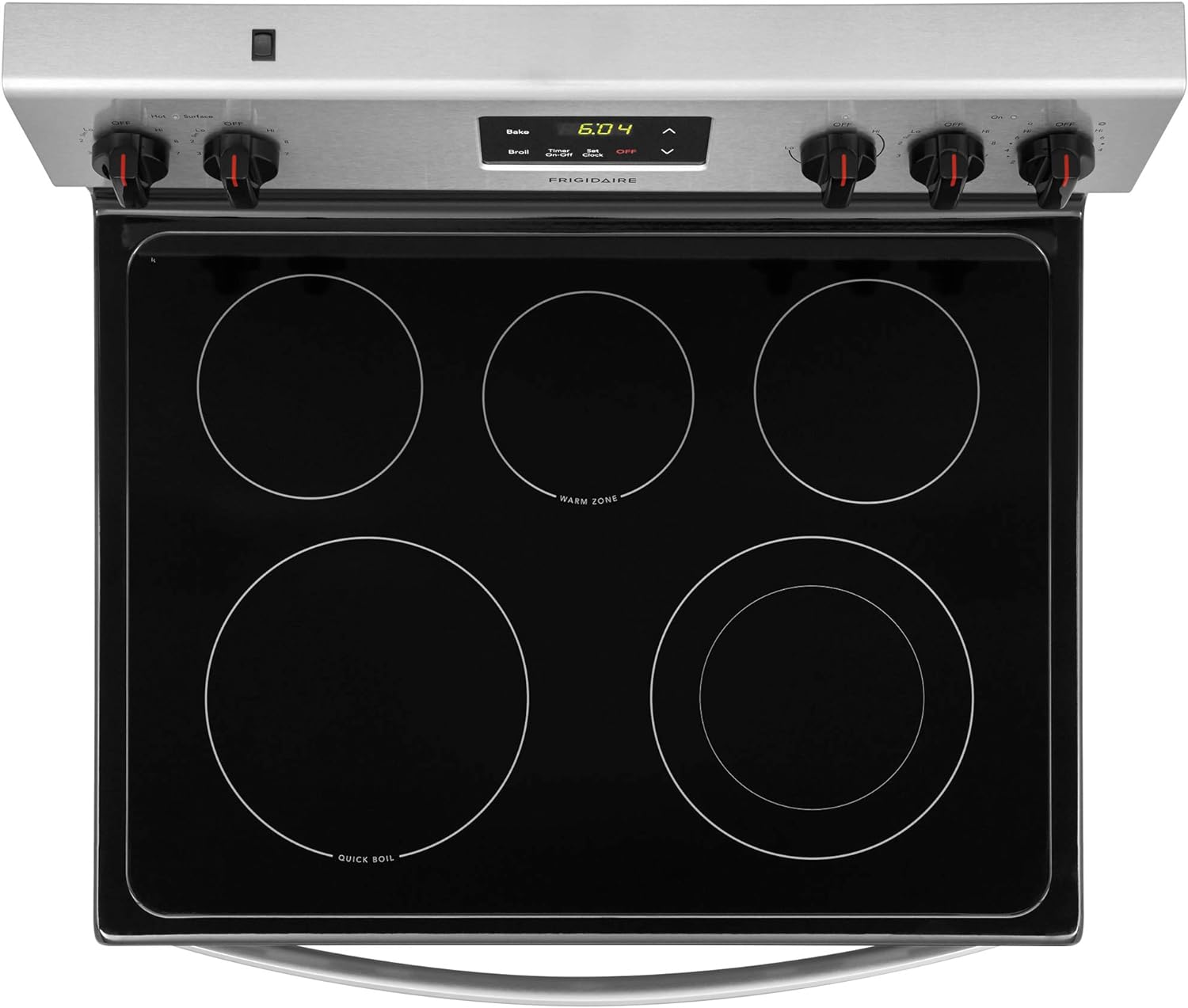 Frigidaire FCRE3052AS 30 Freestanding Electric Range with 5.3 cu. ft. Capacity Quick Boil Store-More Storage Drawer and SpaceWise Expandable Elements