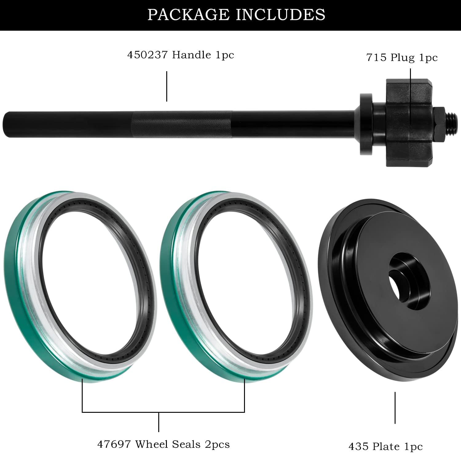 Bonbo Drive Wheel Seals & Install Tool Part 47697 Replace 370003A, 309-0973