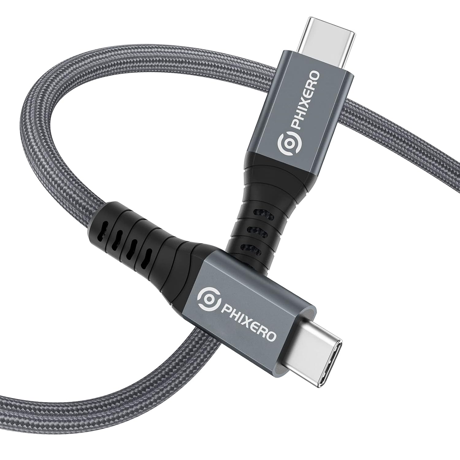 PHIXERO Cable for Thunderbolt 4 Full-Featured Cable, 2 Meter (6.6 ft), 40Gbps Data Transfer / 100W Charging / 8K@60Hz, Compatible with Thunderbolt 4