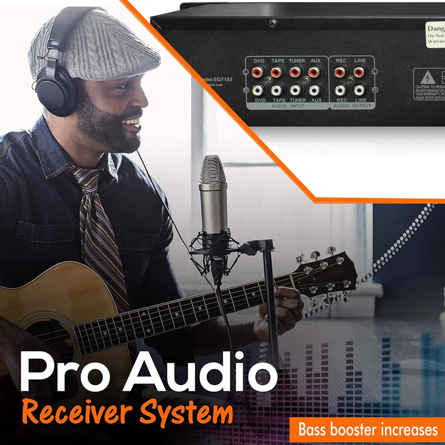 Technical Pro Dual 21 Band Professional Stereo Equalizer with Individual LED Indicators