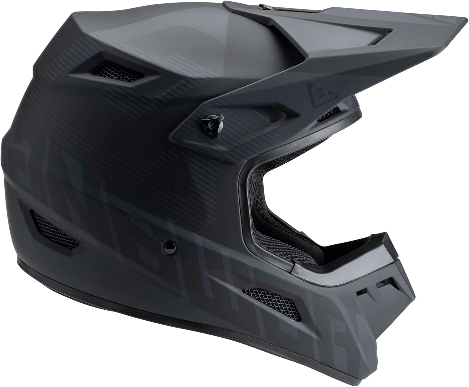 Answer Racing 447669 A23 AR1 V2 Bold Helmet: Black/Dark Grey, M
