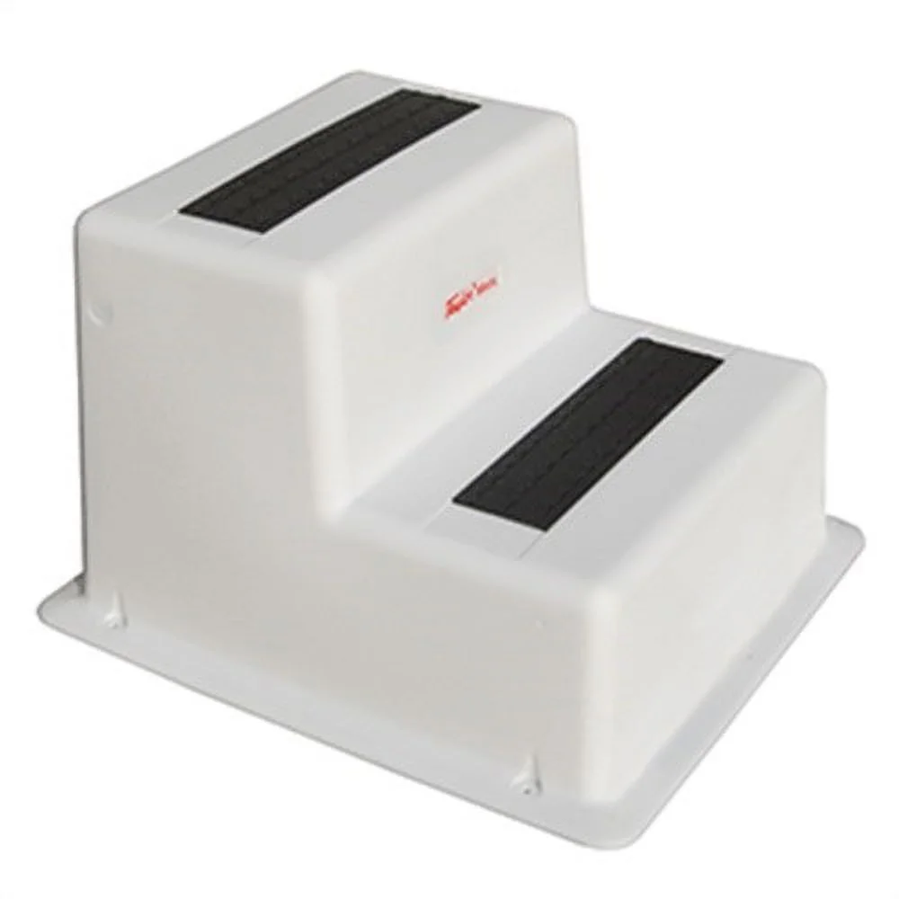 Taylor Made Products 47200 Stepsafe Dock Step, Double Tread, White