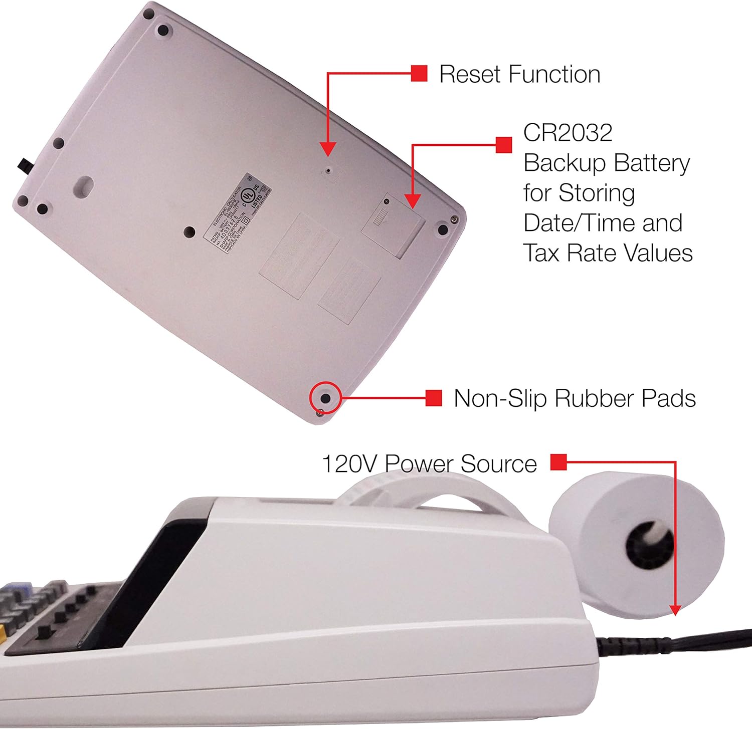 Sharp EL2630PIII 12 Digit Commercial Printing Calculator