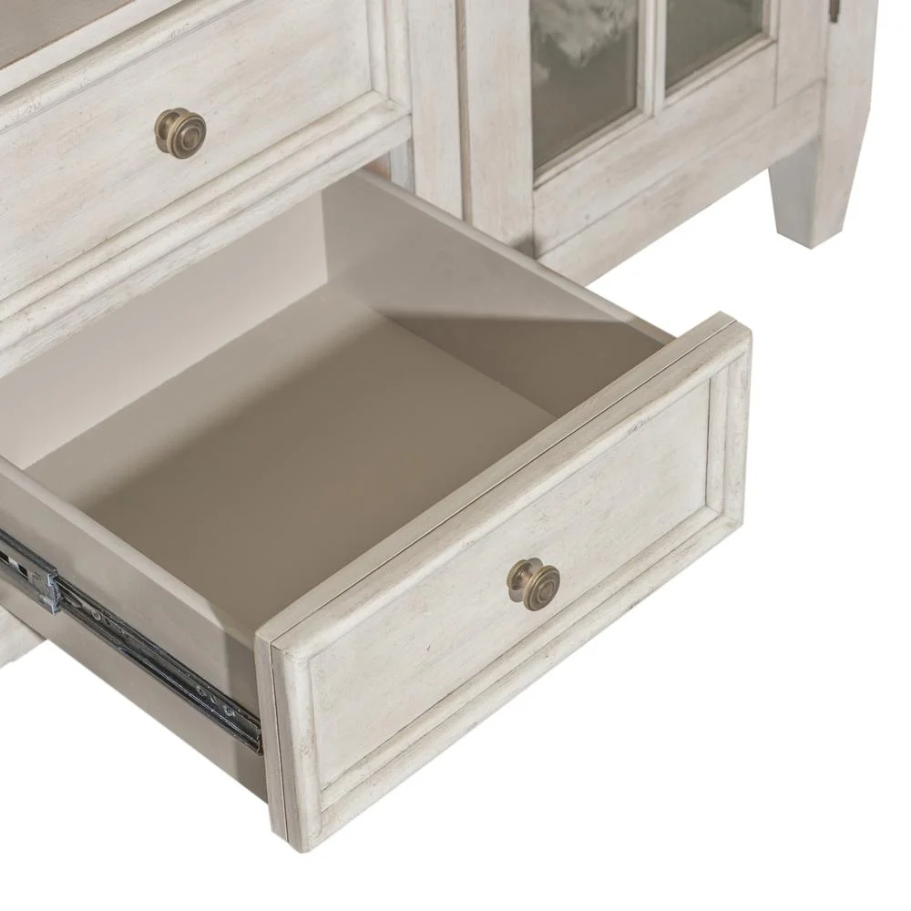 Heartland White Display Cabinet